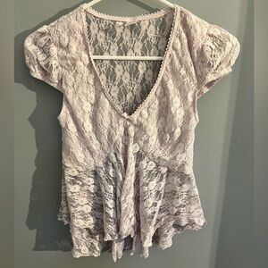 Y2K lace babydoll fairycore cottagecore feminine top